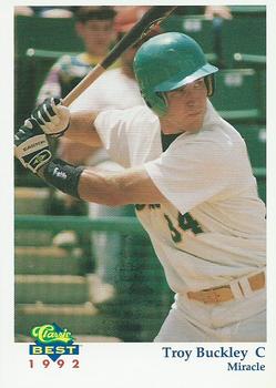 1992 Classic Best Fort Myers Miracle #19 Troy Buckley Front