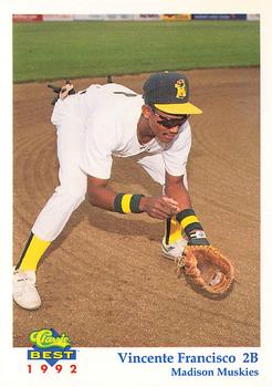 1992 Classic Best Madison Muskies #25 Vicente Francisco Front