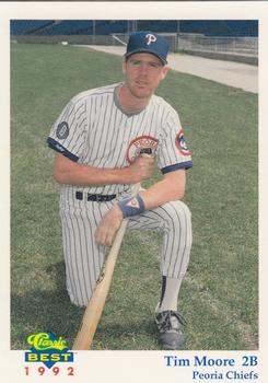 1992 Classic Best Peoria Chiefs #11 Tim Moore Front