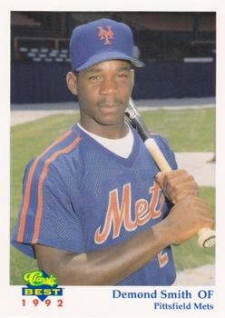 1992 Classic Best Pittsfield Mets #2 Demond Smith Front