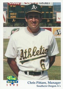 1992 Classic Best Southern Oregon A's #28 Chris Pittaro Front
