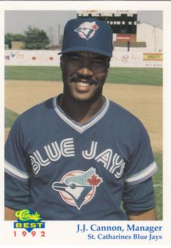 1992 Classic Best St. Catharines Blue Jays #27 J.J. Cannon Front