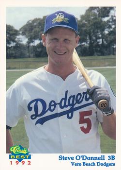 1992 Classic Best Vero Beach Dodgers #19 Steve O'Donnell Front