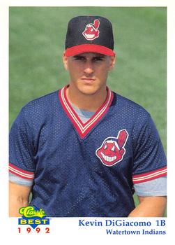 1992 Classic Best Watertown Indians #25 Kevin DiGiacomo Front