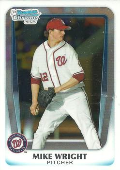 2011 Bowman Draft Picks & Prospects - Chrome Prospects #BDPP11 Mike Wright Front