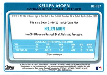 2011 Bowman Draft Picks & Prospects - Chrome Prospects #BDPP87 Kellen Moen Back