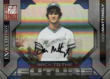 2009 Donruss Elite Extra Edition - Back to the Future Signatures #17 Don Mattingly Front