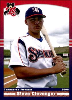 2008 Grandstand Tennessee Smokies #NNO Steve Clevenger Front