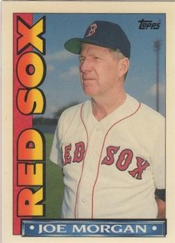 1990 Topps TV Boston Red Sox #1 Joe Morgan Front