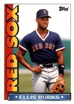 1990 Topps TV Boston Red Sox #28 Ellis Burks Front
