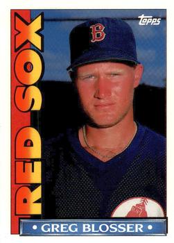 1990 Topps TV Boston Red Sox #37 Greg Blosser Front