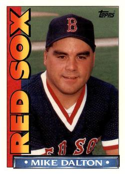 1990 Topps TV Boston Red Sox #42 Mike Dalton Front