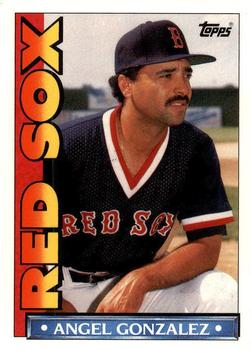 1990 Topps TV Boston Red Sox #44 Angel Gonzalez Front