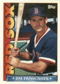 1990 Topps TV Boston Red Sox #55 Jim Pankovits Front