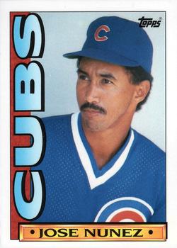 1990 Topps TV Chicago Cubs #13 Jose Nunez Front