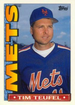 1990 Topps TV New York Mets #29 Tim Teufel Front
