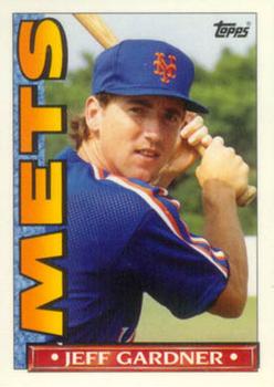 1990 Topps TV New York Mets #42 Jeff Gardner Front