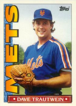 1990 Topps TV New York Mets #64 Dave Trautwein Front