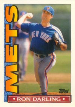1990 Topps TV New York Mets #9 Ron Darling Front