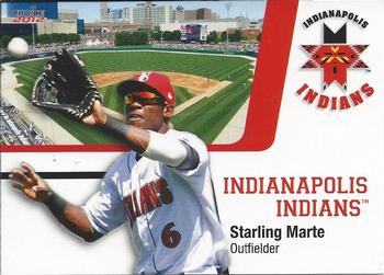 2012 Choice Indianapolis Indians #16 Starling Marte Front