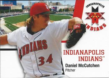 2012 Choice Indianapolis Indians #17 Daniel McCutchen Front