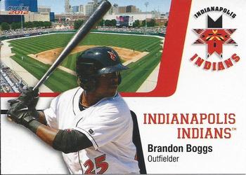 2012 Choice Indianapolis Indians #1 Brandon Boggs Front