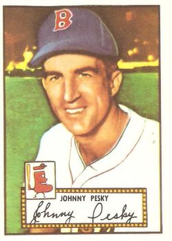 1983 Topps 1952 Reprint Series #15 Johnny Pesky Front