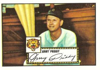 1983 Topps 1952 Reprint Series #28 Jerry Priddy Front