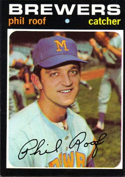 1971 Topps #22 Phil Roof Front