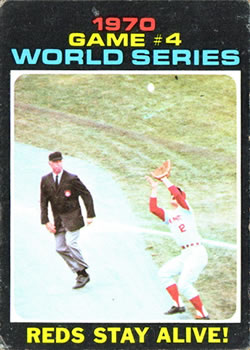 1971 Topps #330 1970 World Series Game 4: Reds Stay Alive! Front