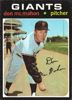 1971 Topps #354 Don McMahon Front