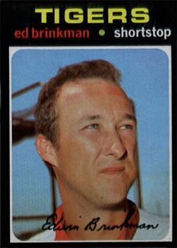 1971 Topps #389 Ed Brinkman Front