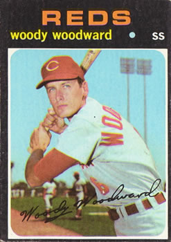 1971 Topps #496 Woody Woodward Front