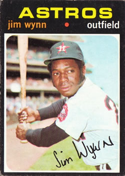 1971 Topps #565 Jim Wynn Front