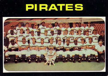 1971 Topps #603 Pittsburgh Pirates Front