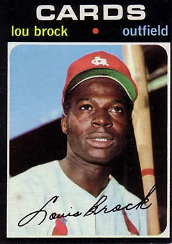 1971 Topps #625 Lou Brock Front