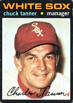 1971 Topps #661 Chuck Tanner Front