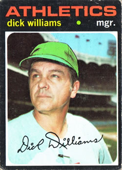 1971 Topps #714 Dick Williams Front