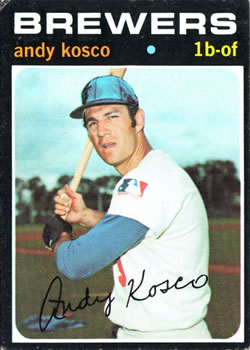 1971 Topps #746 Andy Kosco Front