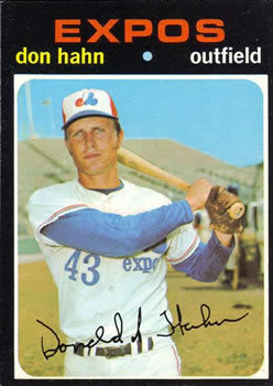 1971 Topps #94 Don Hahn Front