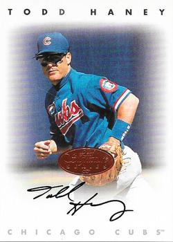 1996 Leaf Signature Series - Autographs Bronze #NNO Todd Haney Front