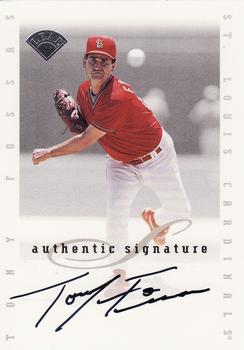 1996 Leaf Signature Series - Extended Series Autographs #NNO Tony Fossas Front