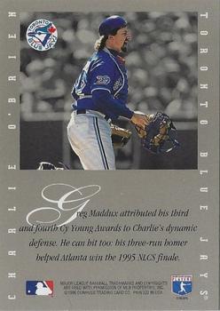 1996 Leaf Signature Series - Extended Series Autographs #NNO Charlie O'Brien Back