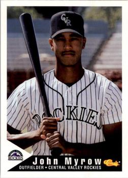 1994 Classic Best Central Valley Rockies #13 John Myrow Front