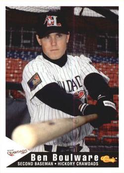 1994 Classic Best Hickory Crawdads #5 Ben Boulware Front
