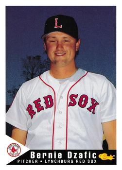 1994 Classic Best Lynchburg Red Sox #8 Bernie Dzafic Front