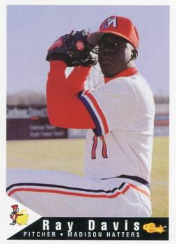 1994 Classic Best Madison Hatters #9 Ray Davis Front