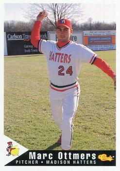 1994 Classic Best Madison Hatters #19 Marc Ottmers Front