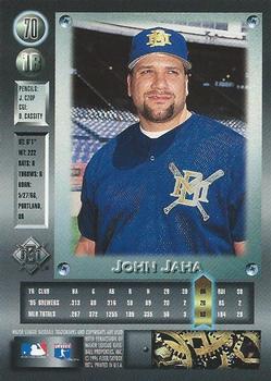 1996 Metal Universe #70 John Jaha Back