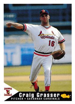 1994 Classic Best Savannah Cardinals #13 Craig Grasser Front